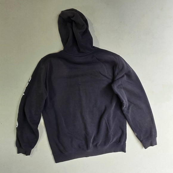 CARHARTT Y2K ORIGINAL FIT HOODIE BLACK 2000 M 23x29 MEXICO MADE VINTAGE THRASHED - Picture 5 of 7